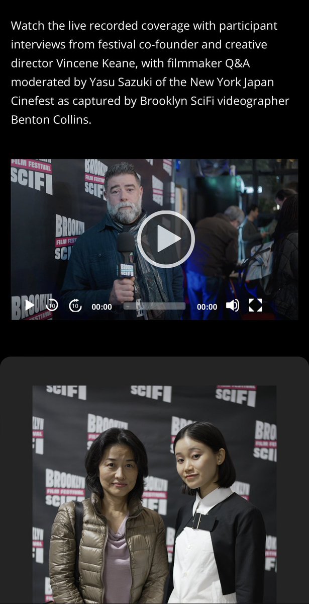 keikosanandi's tweet photo. Now you can see details of ‘JAPANESE SCIFI NIGHT’ in
https://t.co/NKD9SPzBWz
🎞️
Tonight, Watch Party of ‘Keiko-san and I’ will start at 9pm-.
Register using code bsfff2024 and come along!!!
https://t.co/ceqirFHWim
#恵子さんと私 #Keikosanandi #bsfff #brooklynscififilmfestival https://t.co/PEgyTNWnd2