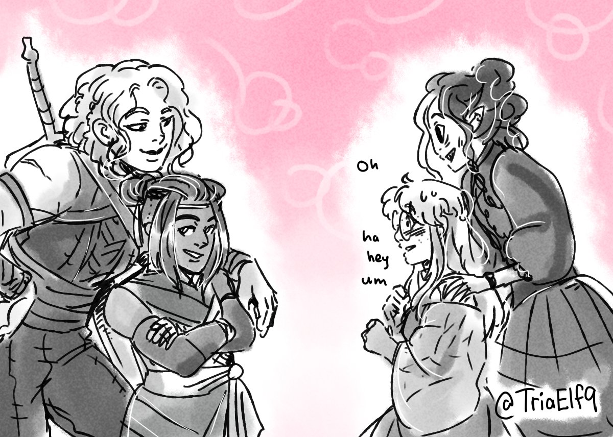 TriaElf9's tweet photo. "My wife and I saw you from across the impending apocalypse and we liked your vibe"

#CriticalRole #CriticalRoleSpoilers https://t.co/QqXsHjScgh