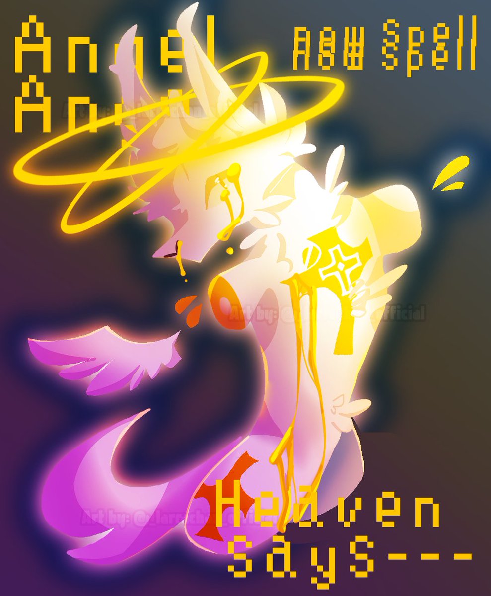 _Larrachan_'s tweet photo. ❗BRIGHT COLOURS❗

Angel
Angel...
   Now spell
   NO-
   NO-
   Now spell
HEAVEN SAYS —

#furry #art #digitalart #Oc https://t.co/Mt4drxtMSc