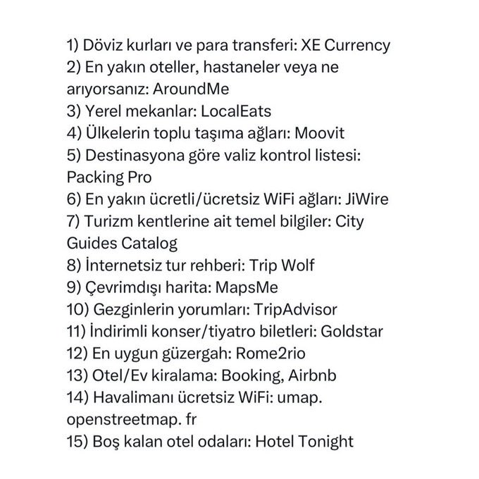 Yurt dışına çıkarsanız seyahatinizde çok işinize yarayacak uygulamalar Kaydedin lazım olur.