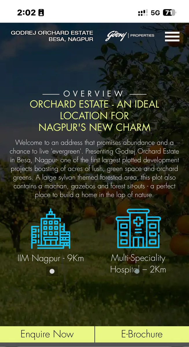 VishwaSahoo's tweet photo. @GodrejProp Godrej sold plots in Godrej Orchard Estate, Nagpur as “gated” and charged a premium. Now, post-sale deed, they’re handing over non-gated plots. They’ve removed “gated” from ads, affecting 600+ plot owners and resulting in a ₹500Cr fraud.

#ConsumerRights #RERA https://t.co/7THiTEEiOe