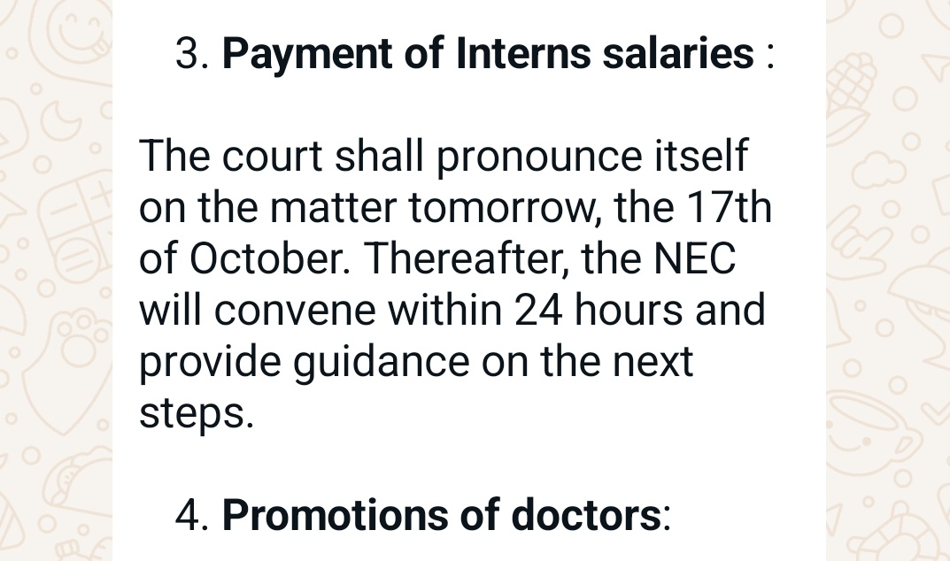 TheIntern254's tweet photo. "WITHIN 24 Hrs"
What's the way forward @Davji we can't watch  jr doctors commit suicide as a rogue @MOH_Kenya mistreats interns  @KMPDU should have immediately called for a strike to force a RTWF on
1. Immediate payment of interns 
2. Immediate employment of Dr's 
3. SHA/SHIF https://t.co/s0refeGdXy