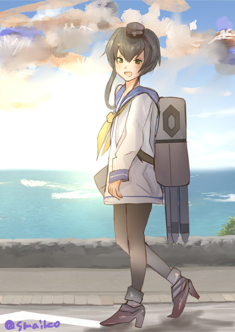 艦これ「#艦これ #駆逐艦 意外と島風とか目立つ娘かいてないな!?あとレーベちゃん上手く」|まいこ　skeb承ります！のイラスト