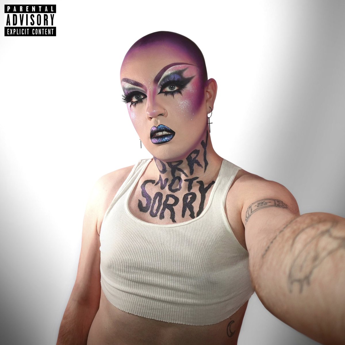 iamchrxstopher's tweet photo. SURPRISE!!!!! MY SPOOKY COVER OF "SORRY NOT SORRY" IS AVAILABLE NOW ON ALL STREAMING PLATFORMS 😈 https://t.co/87SIqLQy5h