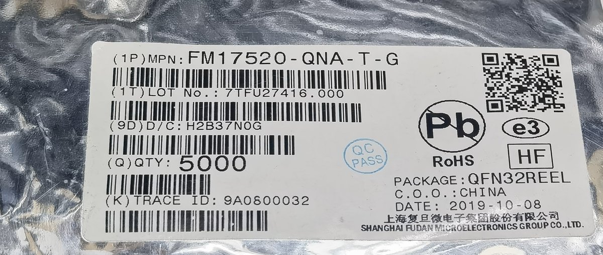 JingtongxinTech's tweet image. REALTEK Series RTL9311-CG; 
CIRRUS LOGIC Series CS5463-ISZR; 
FM(FUDAN MICROELECTRONICS) Series FM17520-QNA-T-G. 
#REALTEK #CIRRUSLOGIC #FM #FUDANMICROELECTRONICS #MCU  #IC #MICROELECTRONICS #OEM #ODM #EMS #PCBA #PCB #MOSFET #igbt  #INTEGRATEDCIRCUIT #Semiconductors