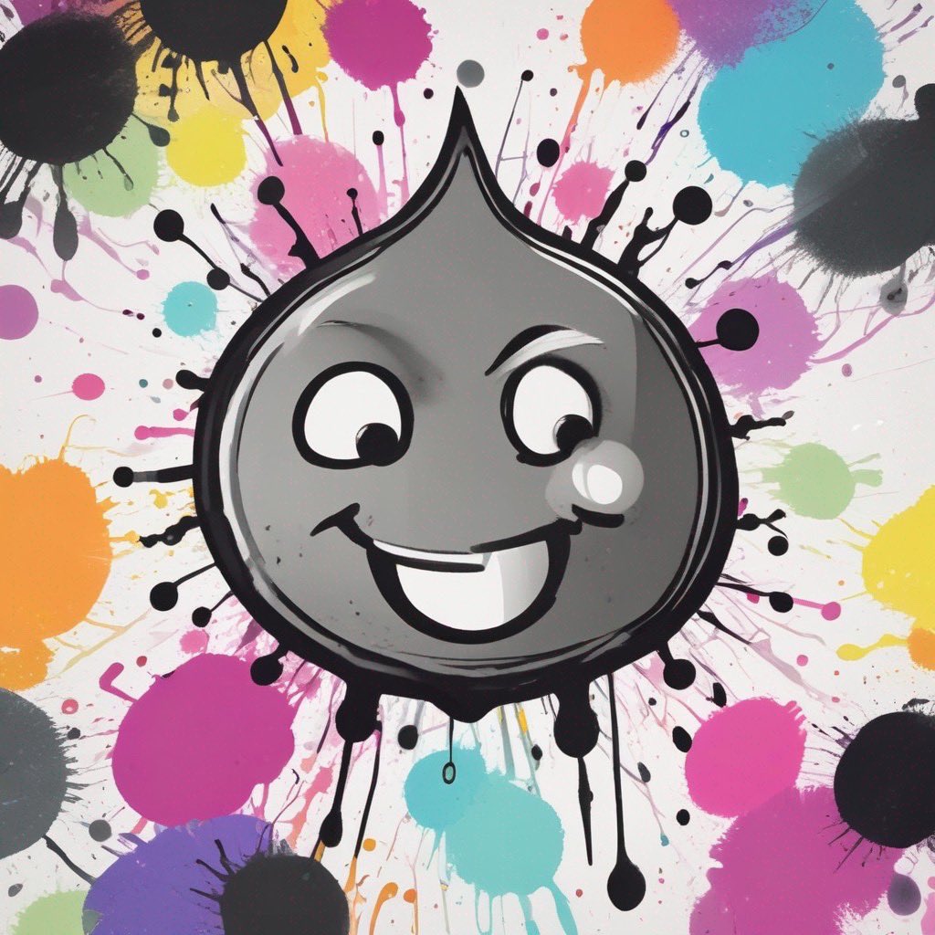inkdrop2016's tweet photo. When you ask AI to create an Ink Drop character… #inkdropgear #cute #andcreepy https://t.co/GmsV5XCuui