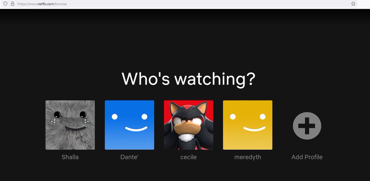 AlmostRabid's tweet photo. @NEBULAZER_ In addition... not allowed to watch Spongebob Squarepants?  Are you frickin kidding me?  Screenshot of your Netflix profile attached. https://t.co/sEUxFg3xYX