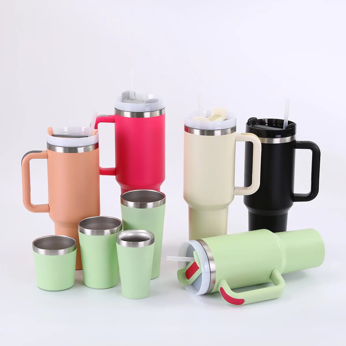 catherine_1069's tweet photo. Travel Tumbler with Handle: 5 in 1 combination SET

#tumbler #thermoscup #hydration #drinkingcup https://t.co/6cUxPFdYJW