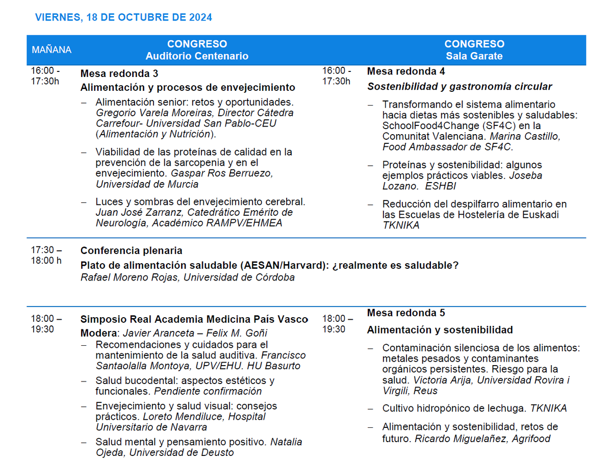 XV Congreso Nacional 𝐒𝐎𝐂𝐈𝐄𝐃𝐀𝐃 𝐄𝐒𝐏𝐀𝐍̃𝐎𝐋𝐀 𝐃𝐄 𝐍𝐔𝐓𝐑𝐈𝐂𝐈𝐎́𝐍  𝐂𝐎𝐌𝐔𝐍𝐈𝐓𝐀𝐑𝐈𝐀-n gaude. 
<a href="/tknika/">Tknika</a>-ko Biozientziak eta Jasangarritasuna arloko ikertzaileek  <a href="/FPeuskadi/">FPeuskadi</a>-n nekazaritzako elikaduran garatzen ari diren proiektuen emaitzak azalduko dituzte.