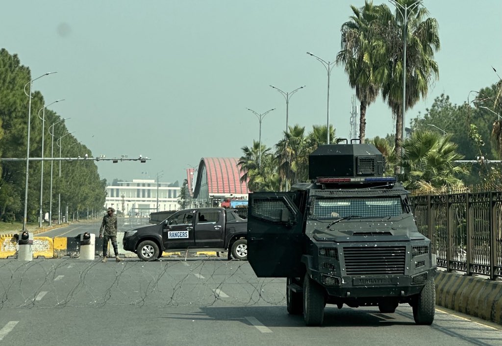 This is Islamabad today not Beirut.