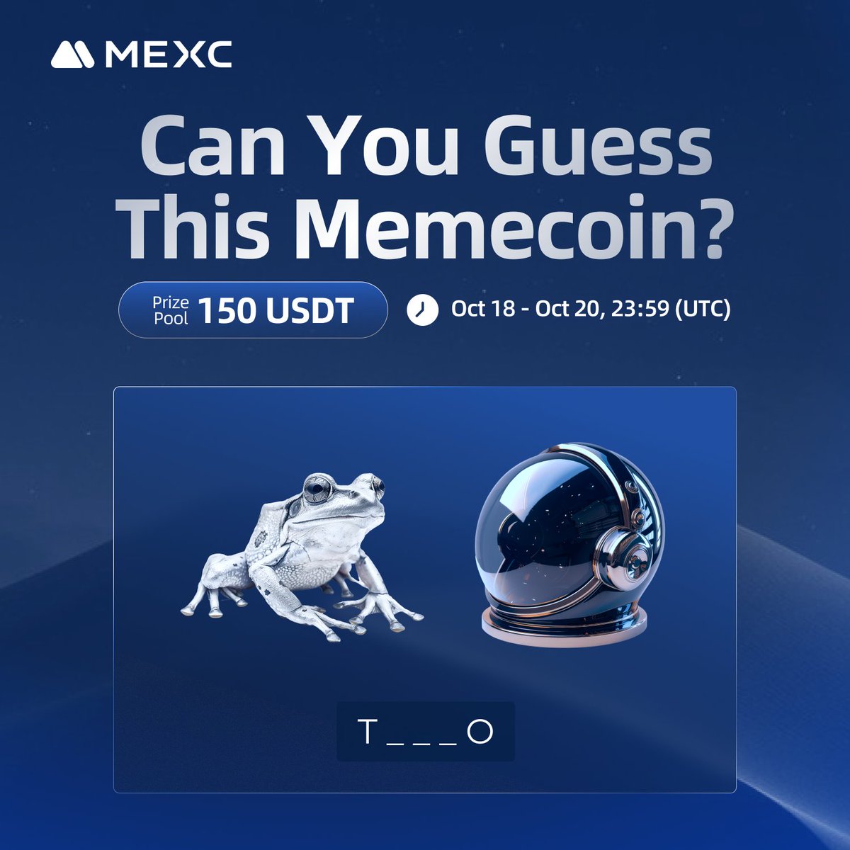 MEXC's tweet photo. Think you know this #memecoin? Put your guess to the test! 🔥
15 lucky users from X/TG/DC will win 10 USDT each:
🔹Follow, like & repost @MEXC_Official
🔹Join https://t.co/FwcM9OWyNI & https://t.co/i4fq8wsMtE
🔹Comment your answer and fill out: https://t.co/Nh1uYmoMg1 https://t.co/tNN3jzRWJq