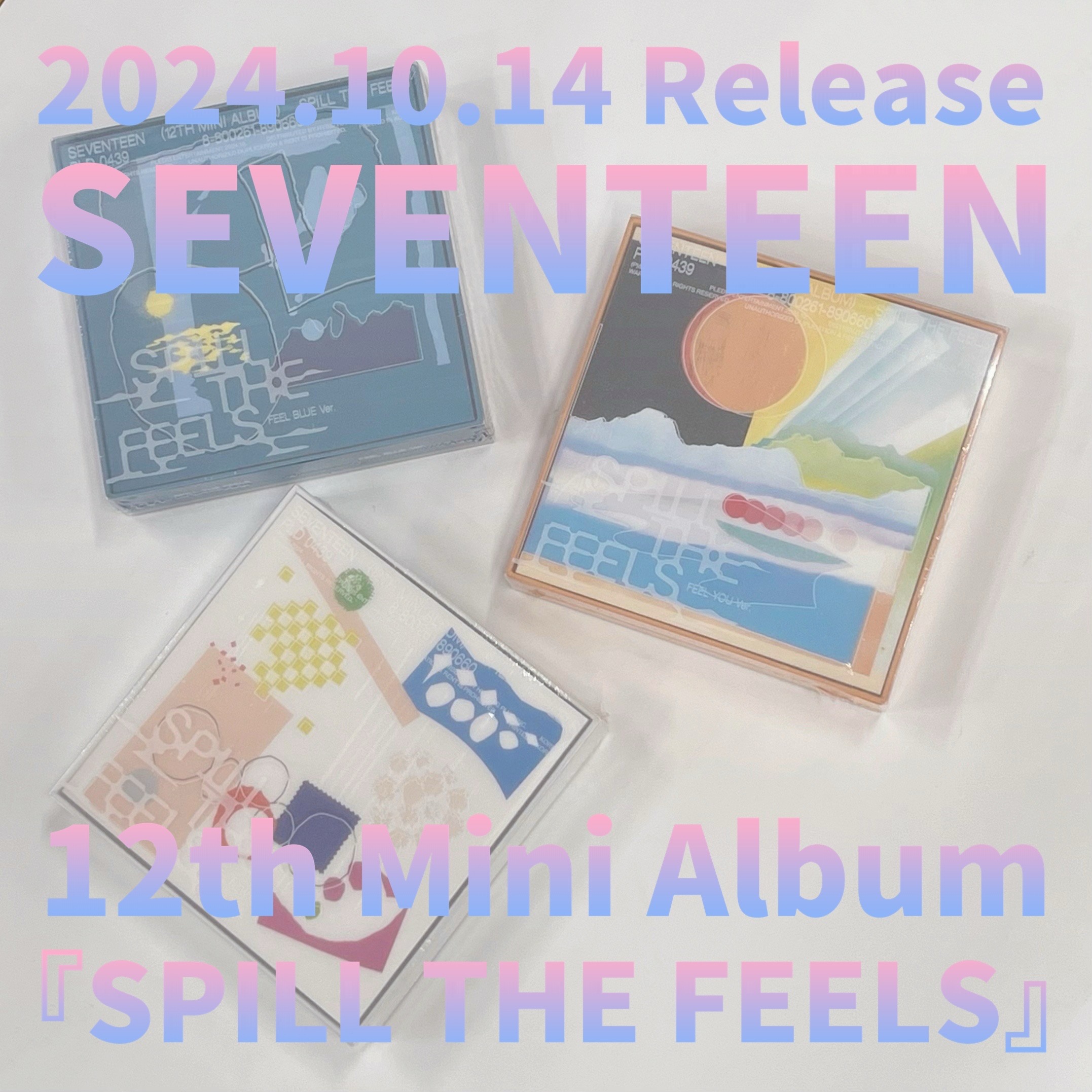 SEVENTEEN 12th Mini Album「SPILL THE FEELS」 Standard Ver