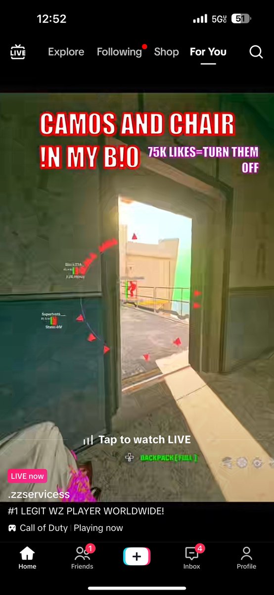 I love being shadowed for like the 100th time, then scrolling threw tiktok and see this shit <a href="/CallofDuty/">Call of Duty</a>