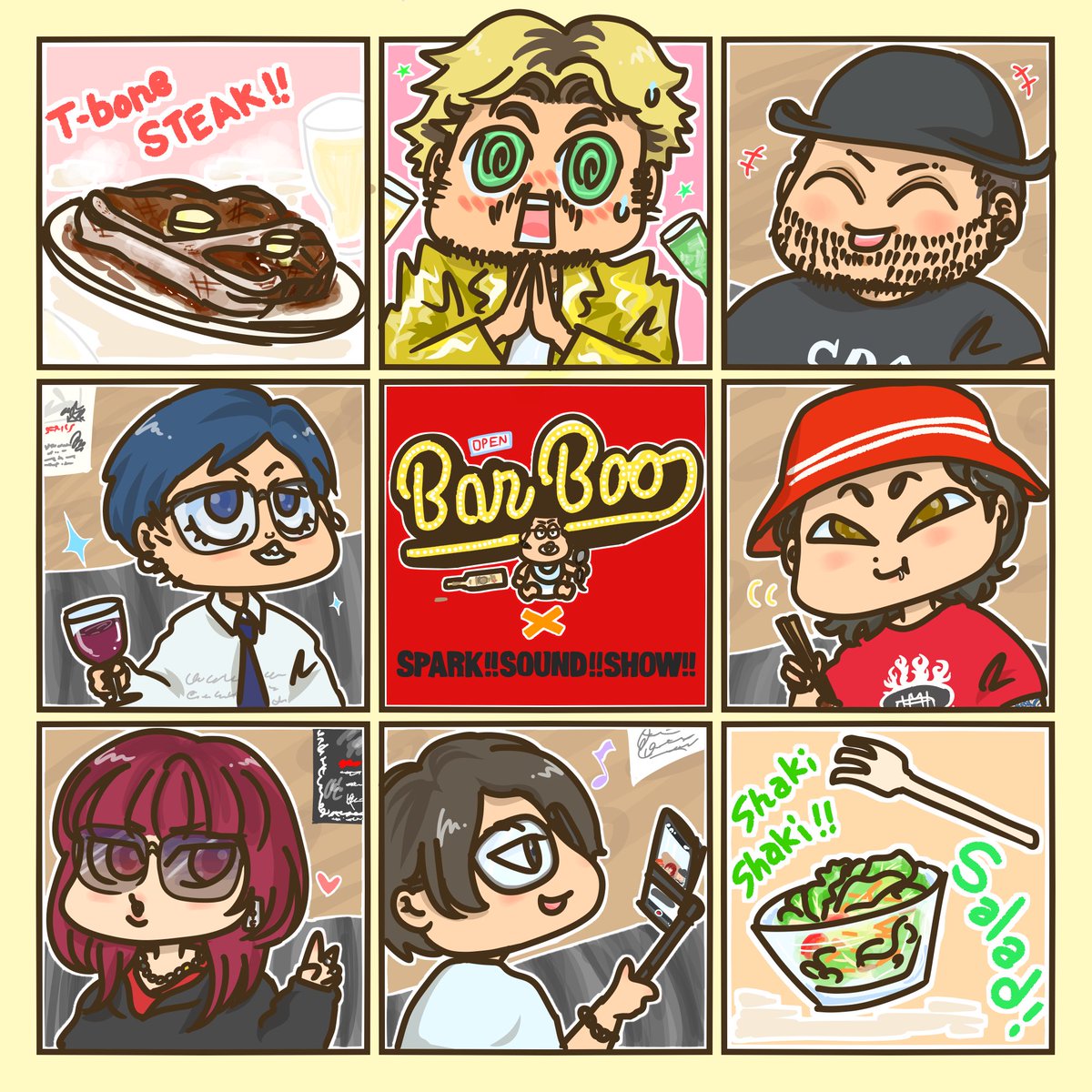 BlinkAmethyst_N's tweet photo. Booさんの教育的指導によりイチロックさんの酔っ払いポテンシャルが最大限に引き出されてるし画面外からもツッコミが入りまくるし迷言頻発で面白過ぎました。ちゃんとバンドの成り立ちに関するお話しも聴けたし、なんて栄養価が高い番組なんですか…
#BarBoo 
#スサシ 
https://t.co/IHXBqfiNZi https://t.co/TPzpM3mGqW