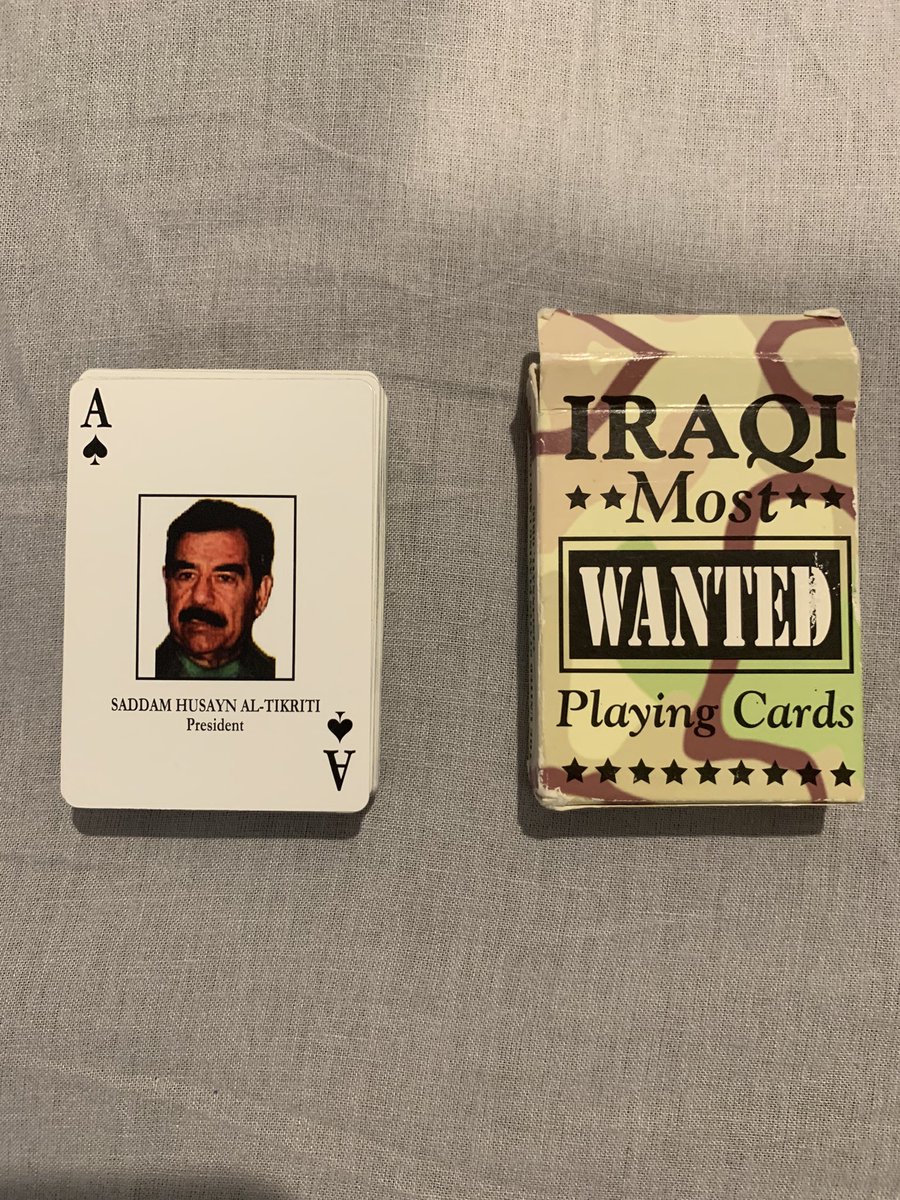 Got an ALICE pack frame and kidney pad to secure it better. Also a DPCU helmet cover for the ECH. Did order a PASGT version but it still works.

A Swedish M90 uniform.

3-colour desert 100 round SAW pouch and two more ALICE canteen covers.

And a pack of Iraqi Most Wanted cards!