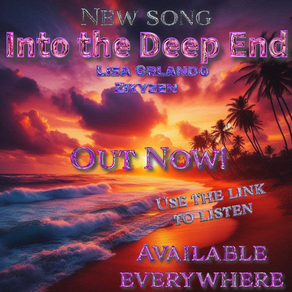 LisaOrlando_'s tweet photo. My new song "Into the Deep End" 🌊 is out now! Available to download and stream everywhere

Click the link below to choose your streaming service of choice xo 💋 or type in Lisa Orlando into the deep end on your preferred streaming service

https://t.co/V0RmtkxXma https://t.co/I39BCEXdp8