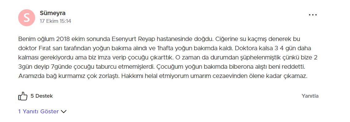 voiceofworldco's tweet photo. Yenidoğan bebekleri öldüren çete ile ilgili Şikayetvar’a yazılan geçmiş yıllara ait şikayetler ortaya çıktı. https://t.co/RrnDwG52I0