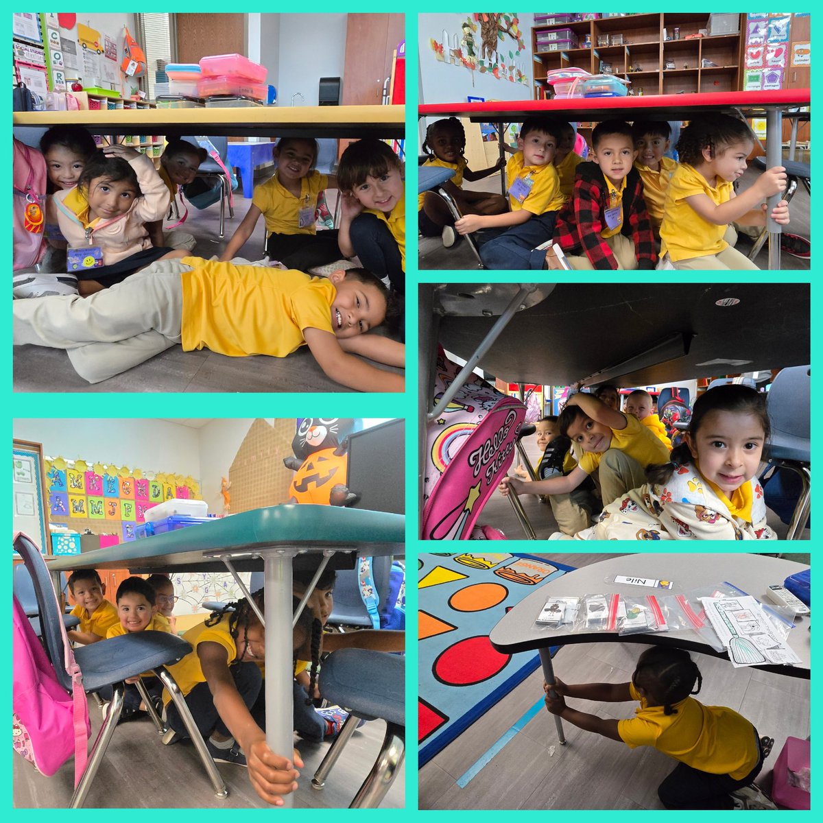 KGarcia_CTES's tweet photo. Shaking out our fears by practicing how to stay safe!
My Pre-K Littles did such a great job during our Great Shakeout Drill!!
Drop, Cover, Hold. You know the drill 😉 #CIELOG #CCIES #CTEBrighterTogether 💎 #AllIn #PrekRocks https://t.co/46g5ScONBh