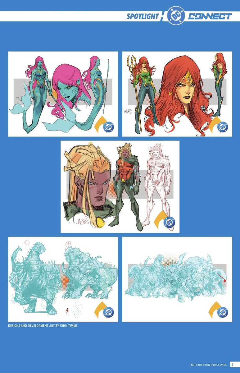 Aquaman #1 by Jeremy Adams and John Timms has been revealed through DC Connect for January!

"In the wake of Absolute Power,Arthur Curry's powes have evolved to powerful new heights, and this is one King ready to use them to kick some serious butt. Mammoth water-construct Kaijus