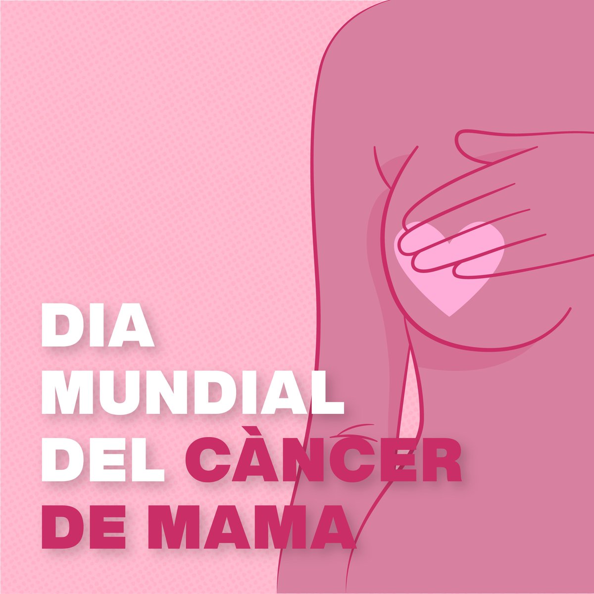 🌍 En el #DiaMundialCàncerMama recordem que la detecció precoç és clau per detectar-lo en les etapes inicials.

📈 La supervivència de les pacients amb càncer de mama a Catalunya frega el 90% al cap de 5 anys del diagnòstic.

➕info a 👉 gen.cat/408nNn2