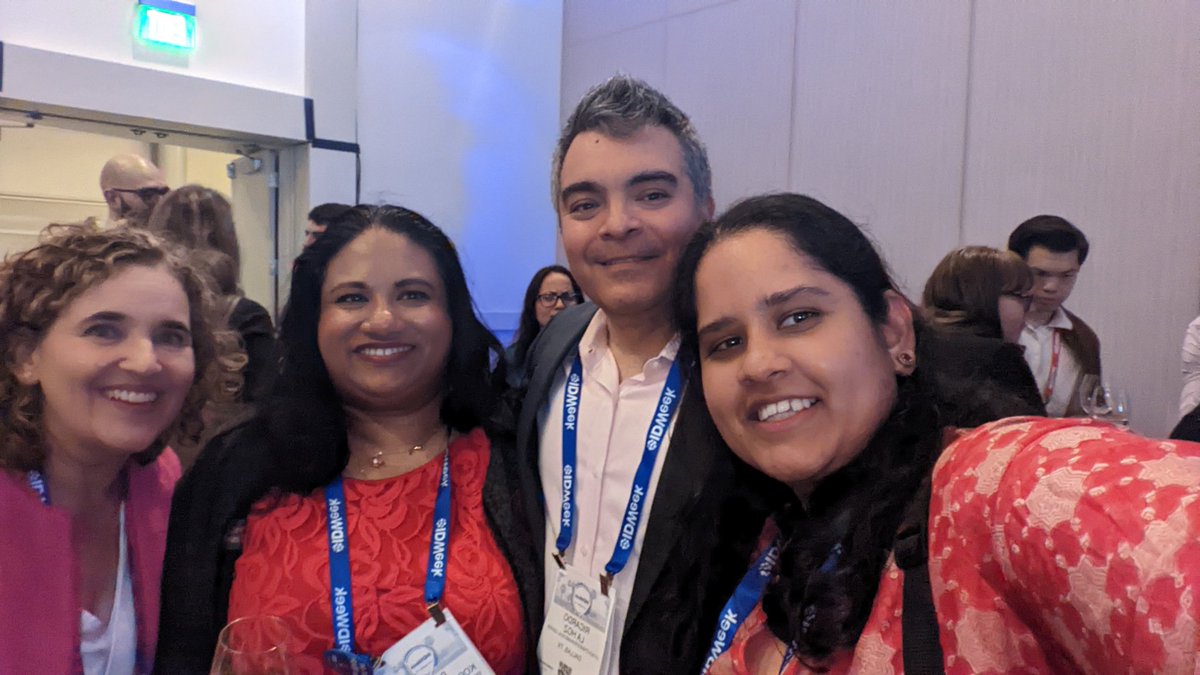Neeraja Swaminathan (@neerajaswamina2) on Twitter photo #IDweek2024 Immunocompromised COP reception. Lovely to meet <a href="/RicardoLaHozMD/">Ricardo M. La Hoz</a> <a href="/rk3/">Priya Kodiyanplakkal, MD</a> <a href="/jschaenman/">Joanna Schaenman MD PhD</a> #IDweek2024 Immunocompromised COP reception. Lovely to meet <a href="/RicardoLaHozMD/">Ricardo M. La Hoz</a> <a href="/rk3/">Priya Kodiyanplakkal, MD</a> <a href="/jschaenman/">Joanna Schaenman MD PhD</a>
