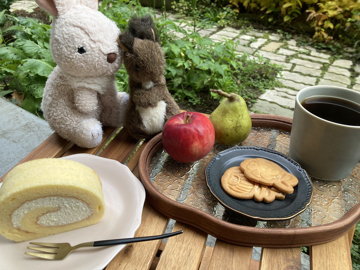 ウサギも招待しました