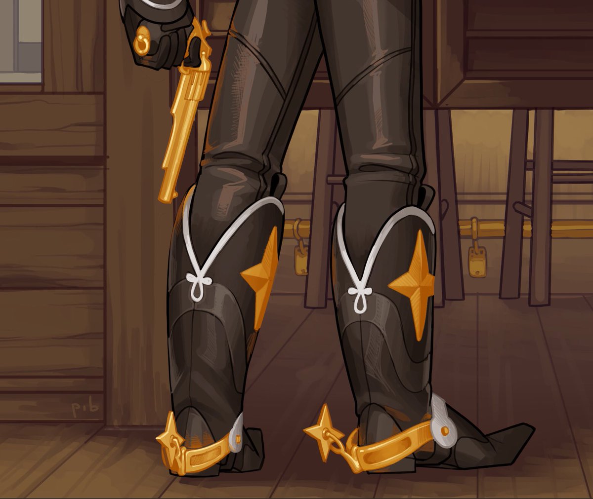 pibbbou's tweet photo. finished a fashion commission for unlucky_aki !!!! its da year of da cowboy babey https://t.co/D4u7o2pfUt