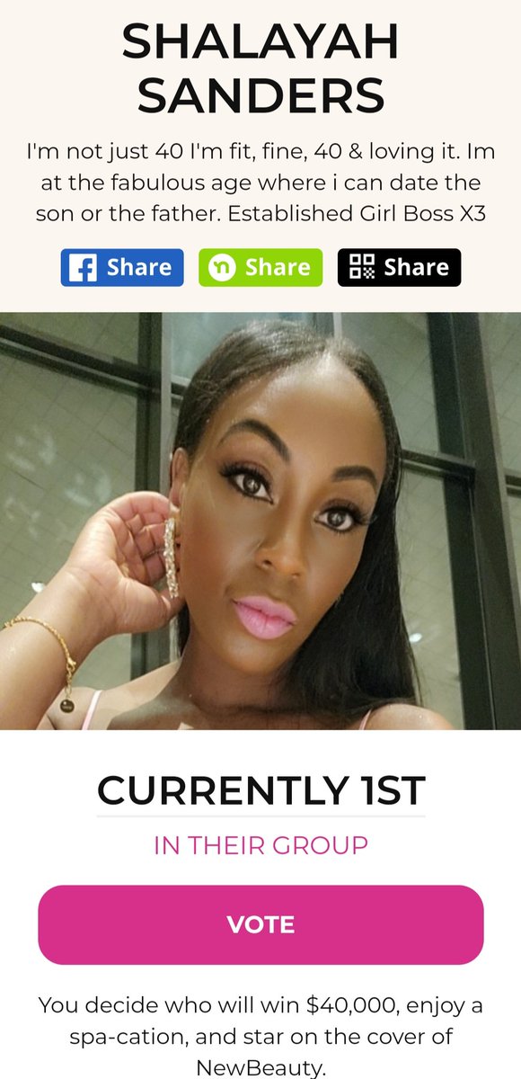 MzShaferra's tweet photo. I Need Your Votes! 
Currently In 1st Place!
https://t.co/9IchPCarGG https://t.co/nTFl9QSa5u