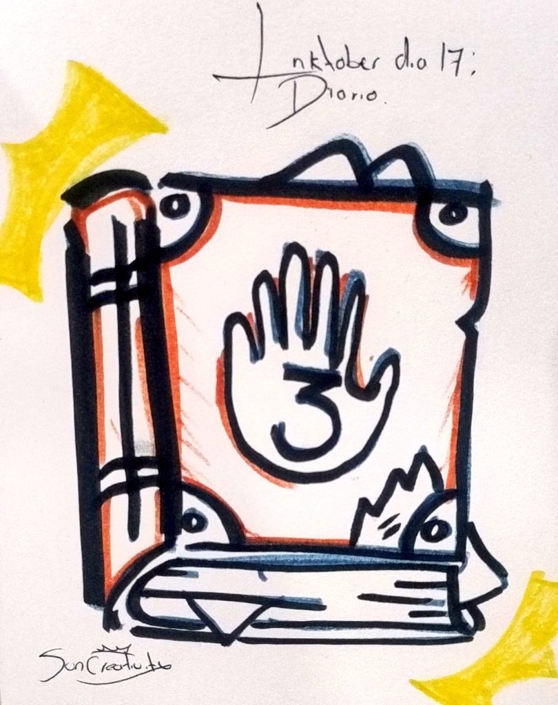 Sun_Creativity's tweet photo. Something super fast, but I couldn't let this day pass without drawing Gravity Falls Diary 3, Inktober day 17: Journal
#inktober2024journal #inktober_perfectchallenge2024 #inktoberchallenge #inktoberday17 #Inktober #inktoberjournal #inktober2024 https://t.co/aztn1oUXTx