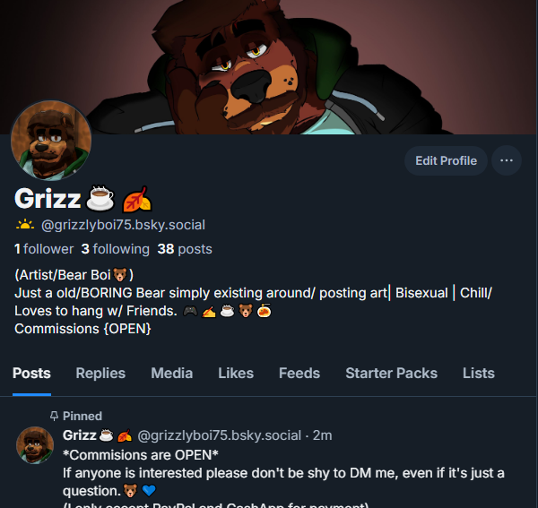 Grizzlyboi75's tweet photo. I now set up a Bluesky account for anyone wanting to follow me there too. https://t.co/8ikd01qXzh