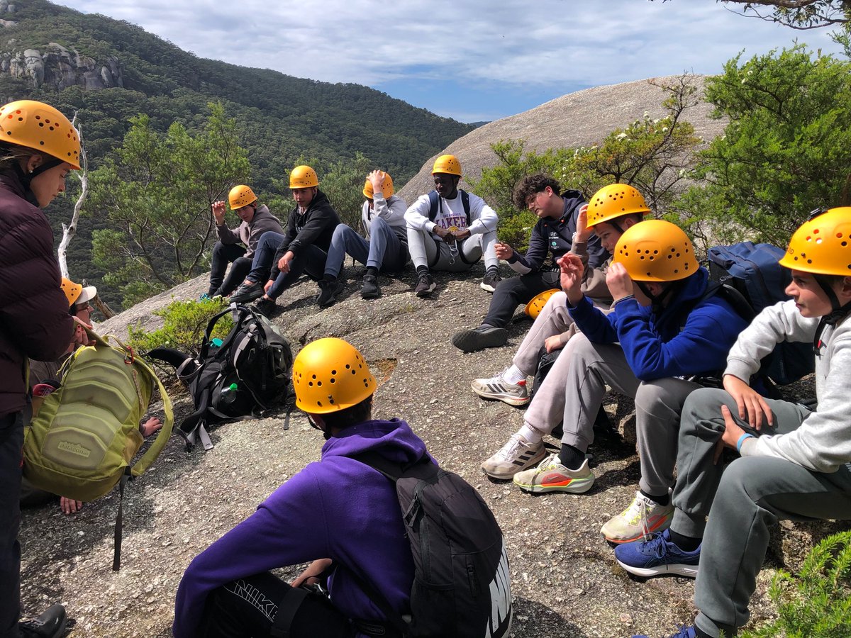Marcellin's tweet image. Our Year 8 students have been making the most of their camp at Wilson Promontory this week! From surfing along the stunning coastline to rock climbing and exploring the breathtaking views, they’ve embraced every bit of adventure. 
.
.
.
#WilsonPromontory #Camp #OutdoorEd