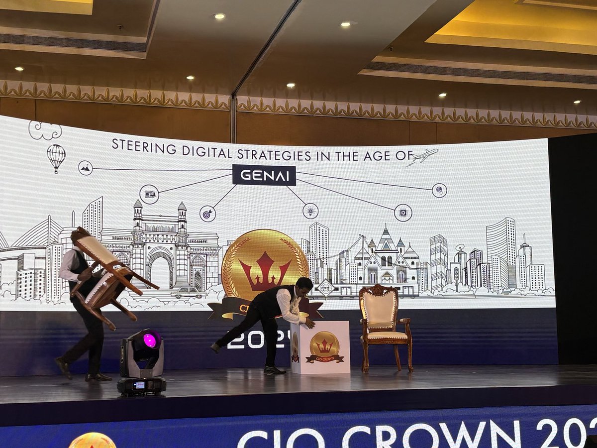 Exciting start of CIO Crown Event.Look forward thought sharing from fellow CIO , #CIOCrown2024