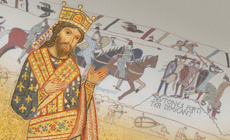 La conquête normande de l'Italie du Sud et de la Sicile.
Un dossier à retrouver dans le dernier numéro de Patrimoine Normand, actuellement en kiosque. 
Le lien du dossier  : patrimoine-normand.com/article-151954…