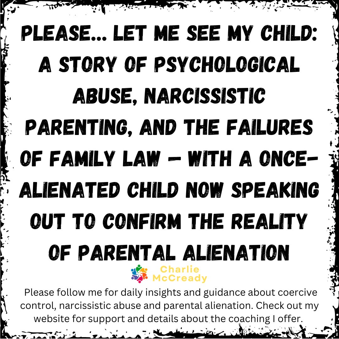 The personal accounts of those who have lived through #parentalalienation, like Josh, a now 25-year-old son, put paid to those who say this experience isn't real and is a shield for abusive parenting ... read more about the father's story, now corroborated. 
@charliemccready1