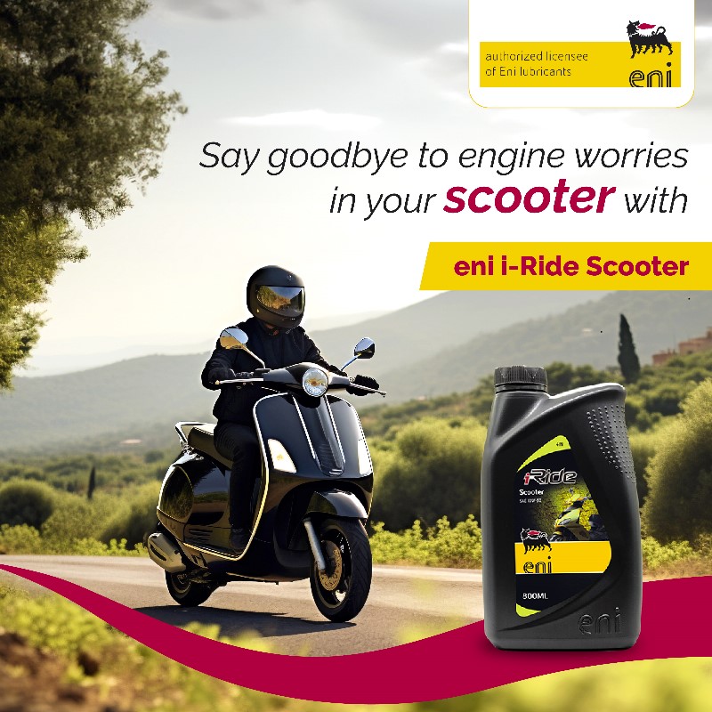 apareni1's tweet image. Give your scooter the protection of eni i-Ride Scooter and drive smooth.

#ENIIndia #ChalteRehneKaJosh #iRideScooter #BikeEngineOil #SmoothEngine #EffortlesslySmooth #Tristar #HasselFree