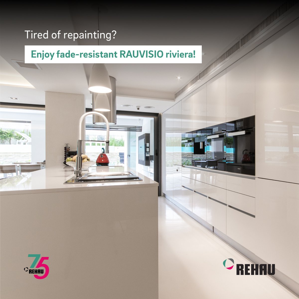 Tired of constant repainting? Say hello to RAUVISIO riviera – our innovative, color-stable laminates that stay as vibrant as the day you picked them! 🌟 No fading, no hassle – just flawless surfaces for years to come. Invest in beauty that lasts!   

#RAUVISIORiviera #explore