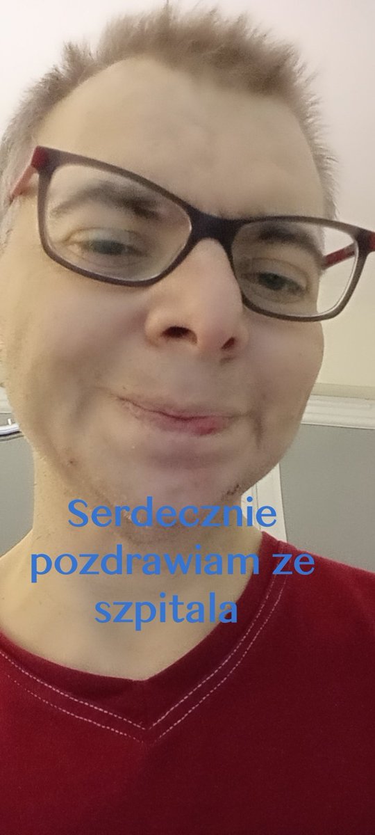 MICHALESISZ's tweet photo. Serdecznie pozdrawiam ze szpitala w piątek @MICHALESISZ https://t.co/DnaHJzZU9A