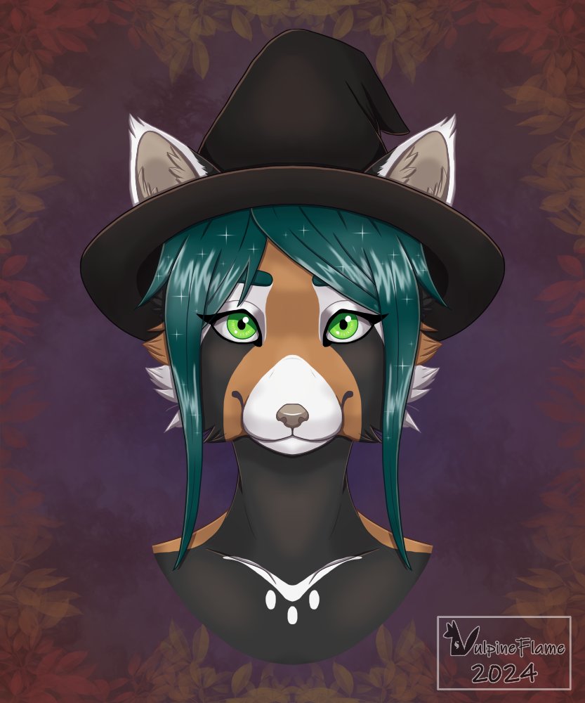 VulpineFlame's tweet photo. #artfight2024 attack on @moira_vanitas witch red panda Monroe with this beautiful contrast of orange and green! https://t.co/wOv87MXxKn