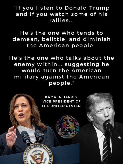 goRubenRuben's tweet photo. Oralè Resister
DonOld Trump is Unstable!
Bad for America
Dangerous for Americans
#UnstableTrump #ConCheck
#FactCheck
#FoxInterview #KamalaHarris #USDemocracy #TodosConKamala https://t.co/matX3PQrPD