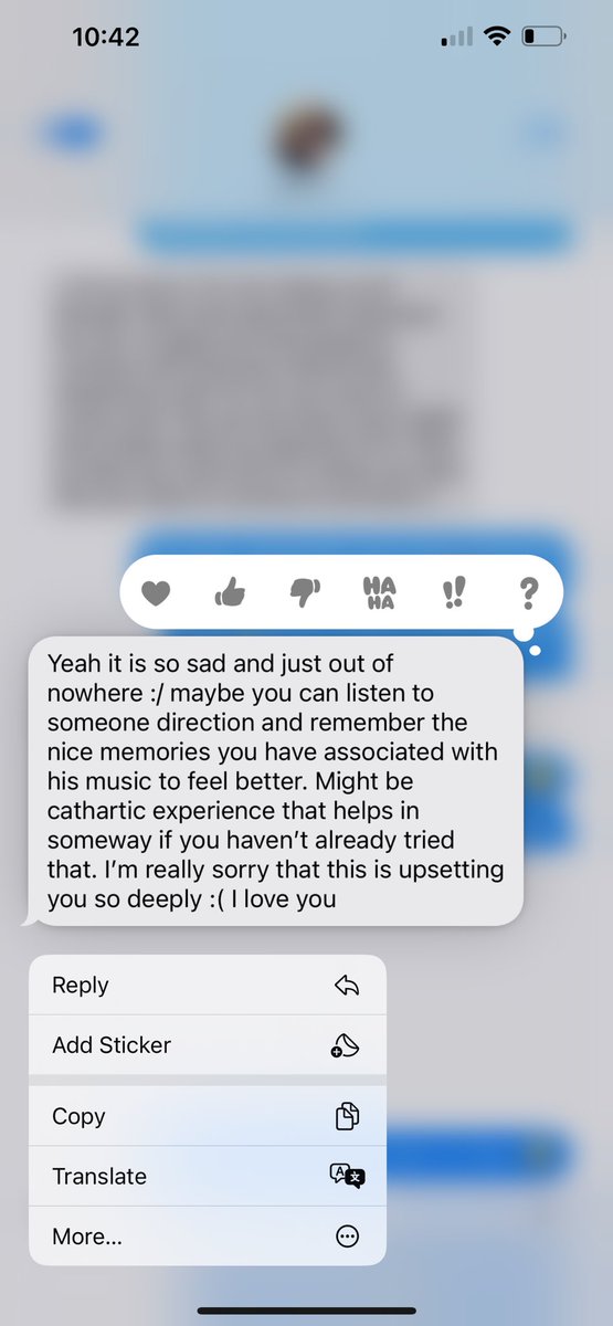 crying at my bf being so sweet ):
