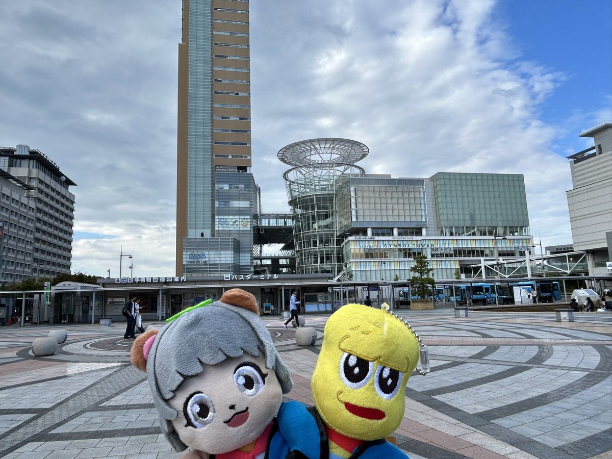 見慣れた駅も、こうやって撮ると楽しいねぇ…来てくれてありがとうねぇ…