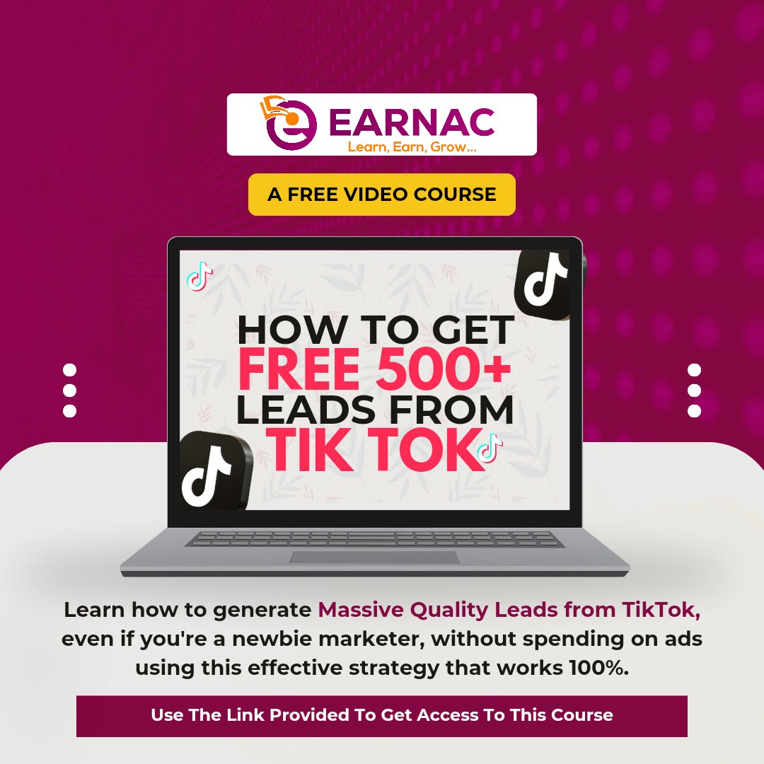 BREAKING NEWS!!🔥🔥

Learn how to generate Massive Leads from TikTok, even if you're a newbie marketer, without spending any money on ads using this effective strategy that work 100%.

We're giving out a FREE VIDEO GUIDE. To get it:

1) Retweet this post
2) Comment 'DONE'
3)