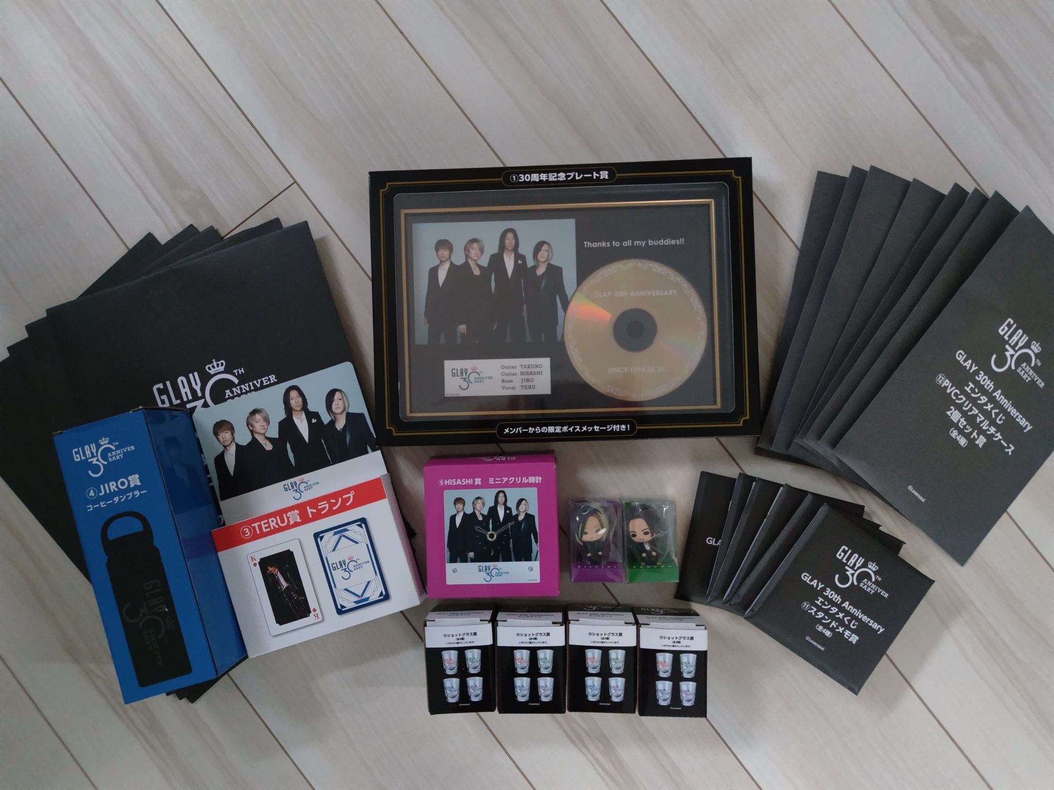 GLAY 30周年記念 エンタメくじJIROコンプセット （GLAY 30th