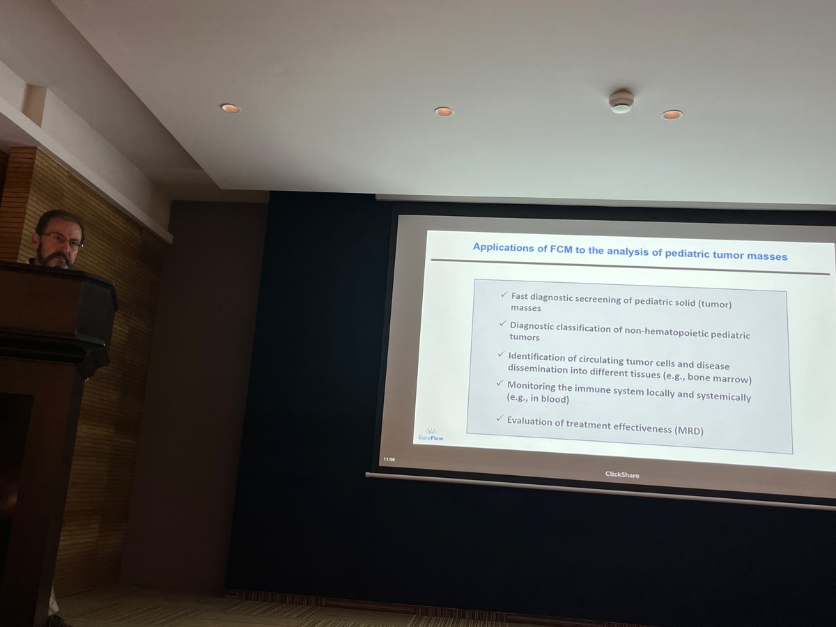 SanjeevGuptaDM's tweet image. Alberto @LabOrfao sharing his experience on the role of flow cytometry in evaluation of pediatric masses @CytometryIndia #tcs2024