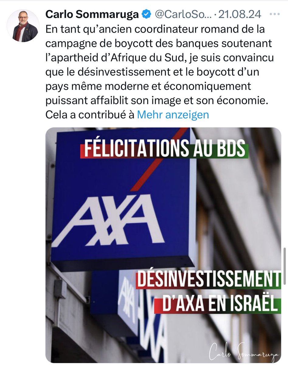 DanielMeller4's tweet photo. @andreassteiner_ Bekannte SP Politiker wie @CarloSommaruga loben die BDS-Bewegung… könnte sein, dass die SP-Parteileitung das alles toll findet🤷‍♂️😬 https://t.co/BZT8aU4xXC