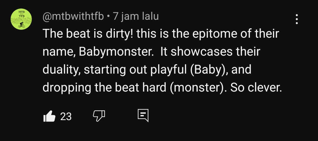 Cherryaa__'s tweet photo. exactly.
#BABYMONSTER #베이비몬스터 #1stFULLALBUM #DRIP #PreviewTracks #WokeUpInTokyo #YG
#2024MAMAVOTE #babymonster https://t.co/xdZXTPg49M