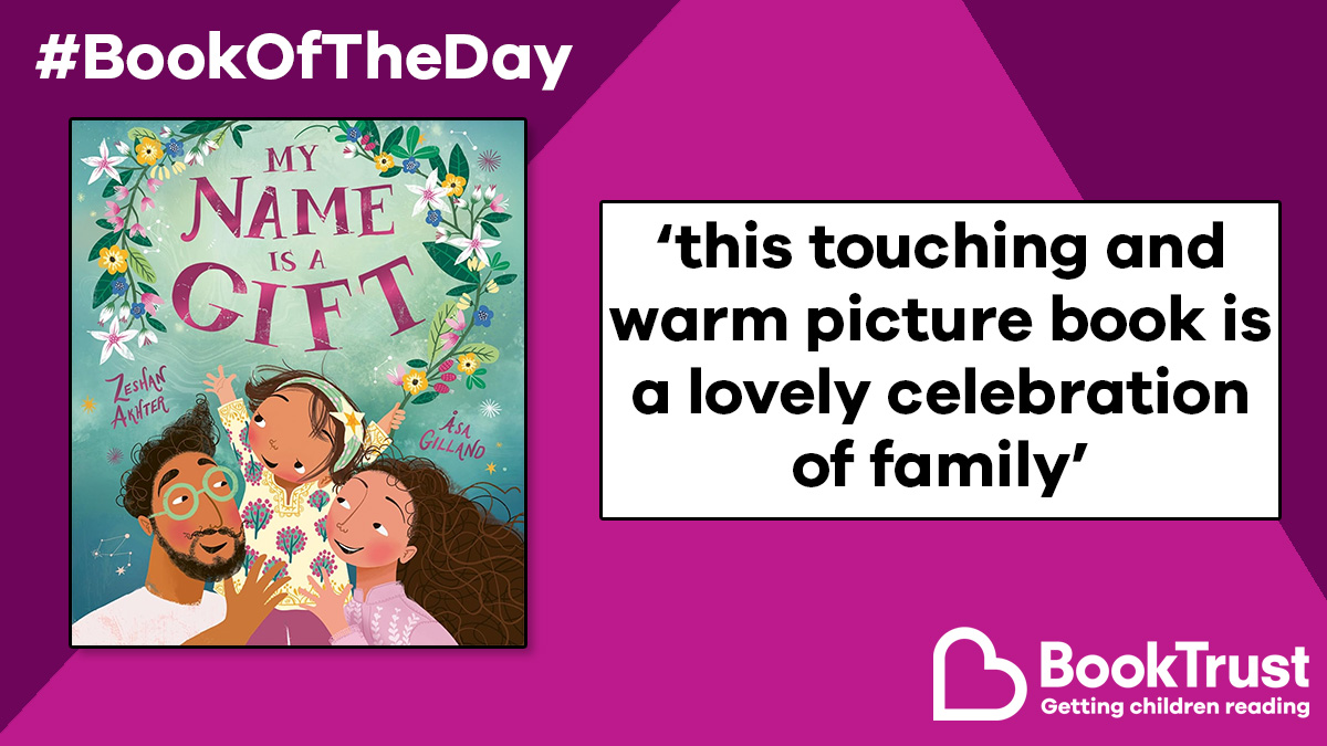 BookTrust (@booktrust) on Twitter photo Our #BookOfTheDay is a beautiful book about names - and the importance of getting them right.
There is lots to love about #MyNameIsAGift from <a href="/Ze_ShanAkhter/">Zeshan Akhter</a> and Åsa Gilland:
booktrust.org.uk/book/m/my-name… <a href="/templarbooks/">Templar Books</a> Our #BookOfTheDay is a beautiful book about names - and the importance of getting them right.
There is lots to love about #MyNameIsAGift from <a href="/Ze_ShanAkhter/">Zeshan Akhter</a> and Åsa Gilland:
booktrust.org.uk/book/m/my-name… <a href="/templarbooks/">Templar Books</a>