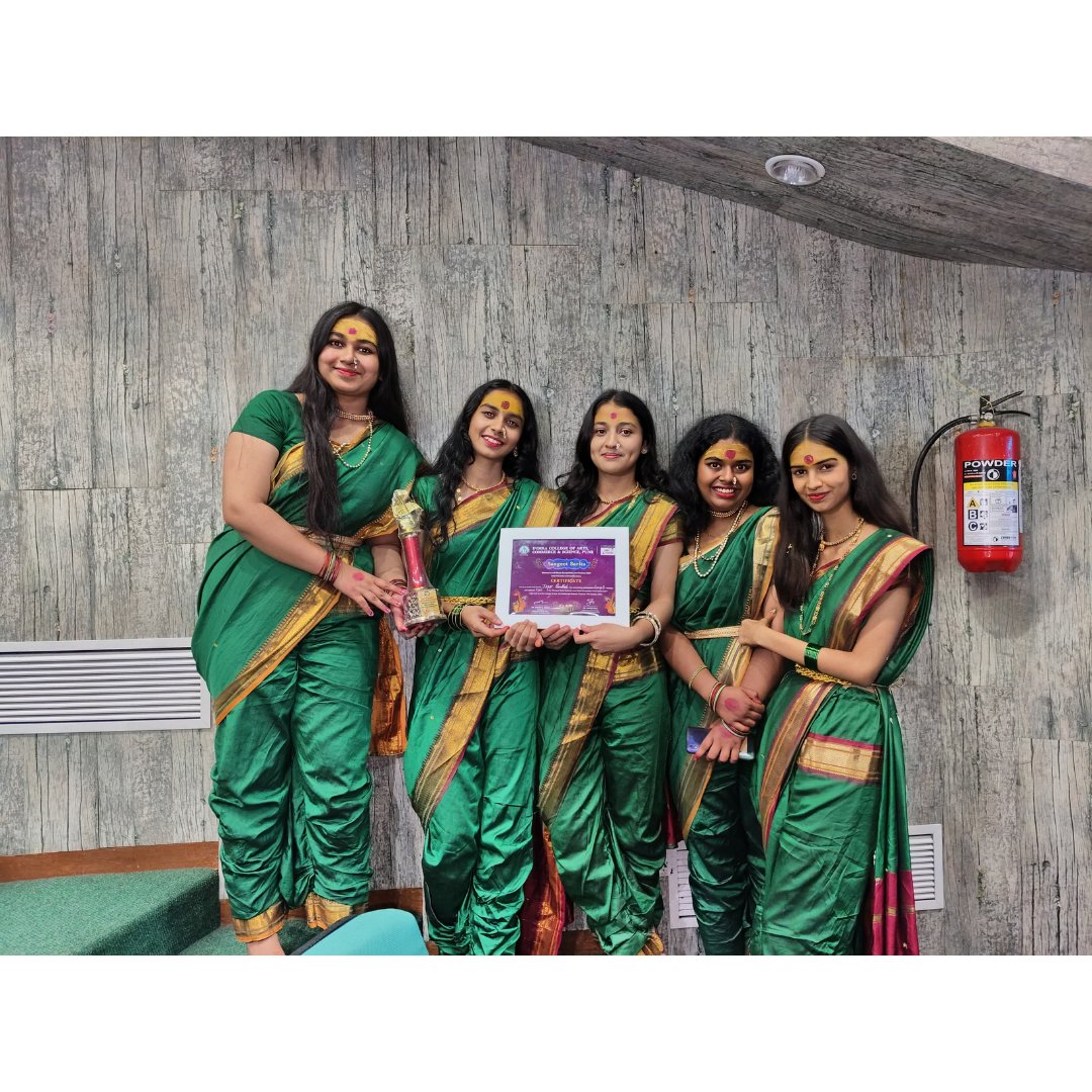 sbpcsc_pcet's tweet photo. We are thrilled to announce that our talented students have secured the #FIRSTPRIZE at the #InterCollegeCompetition held at #IndiraCollege of Art, Commerce, and Science, Pune. earning them the prestigious #trophy and a cash #prize of ₹10,000.

#PCET #SBPCSC #juniorcollegeinravet https://t.co/f2nP7eGN4h