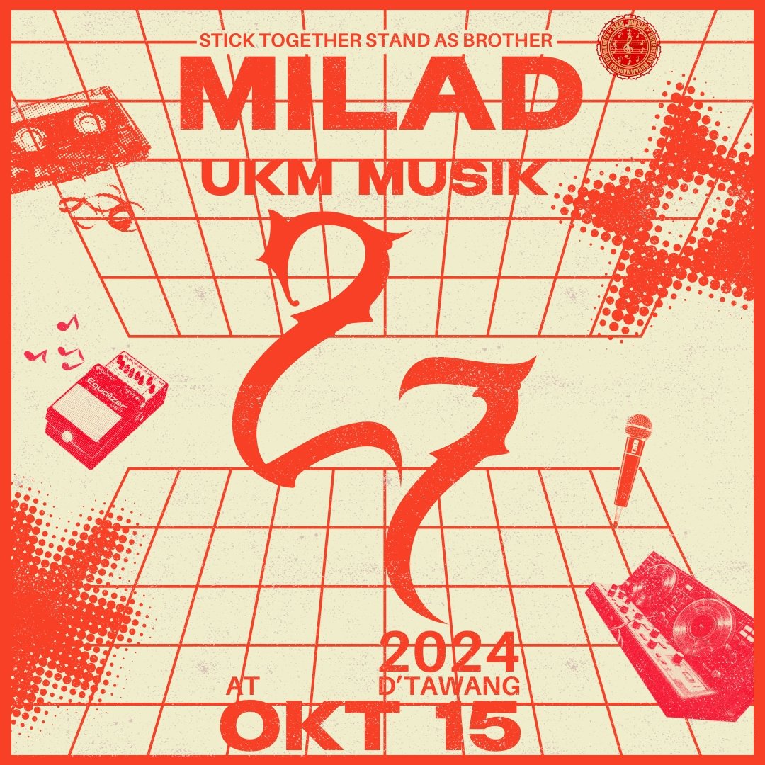 🎹 MILAD UKM MUSIK UMY 🎸

Besar harapan kita agar UKM Musik UMY dapat terus berkarya dan efektif sebagai wadah bagi seluruh anggota dalam menuangkan kreativitas dan inovasi.

Selamat Ulang Tahun ke-27 UKM Musik UMY.
Syikhaa!!

#MiladUKMMusikUMY27
#ukmmusikumy