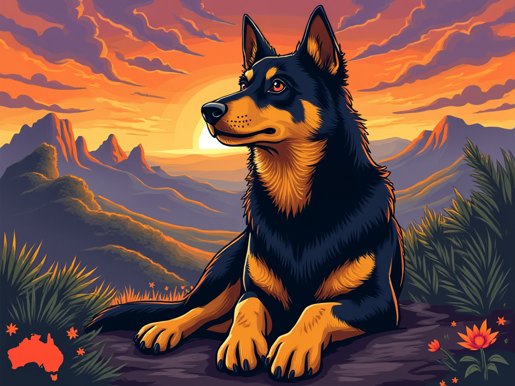KelpieCoinOffl's tweet photo. Check out this optimistic Australian $KELPIE, dreaming of greener pastures! 🌿 Even if the markets have been a bit ruff lately, your four-legged friend believes in the bounce back. #Uptober #KRC20 #MintNow #BlackandTan  #Believe https://t.co/CrCD5R03ZK